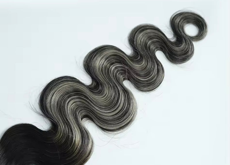 Extensiones de cortina naturales onduladas