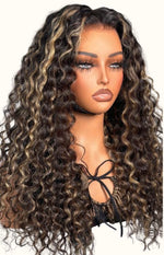 Peluca natural HD real balayage