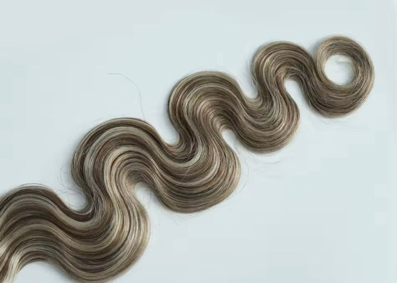 Extensiones de cortina naturales onduladas