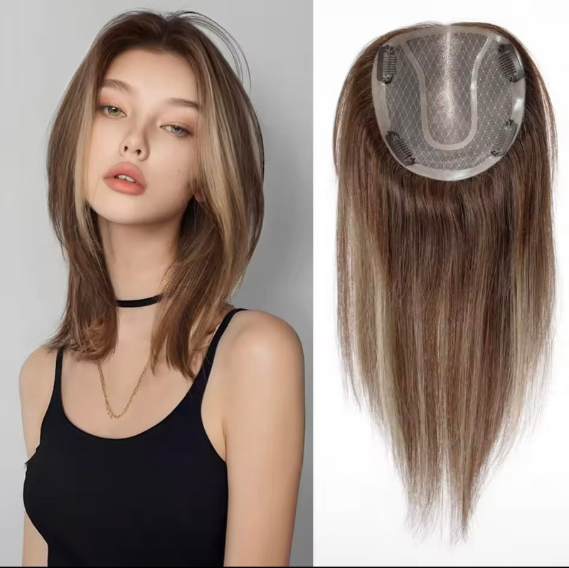 Topper de mujer de encaje natural