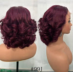 Peluca natural rizada corta rizos bouncy (Jane)