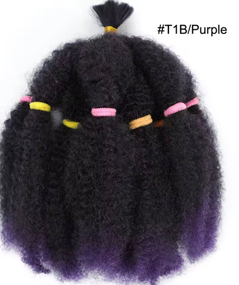 Pelo crochet rizado afro