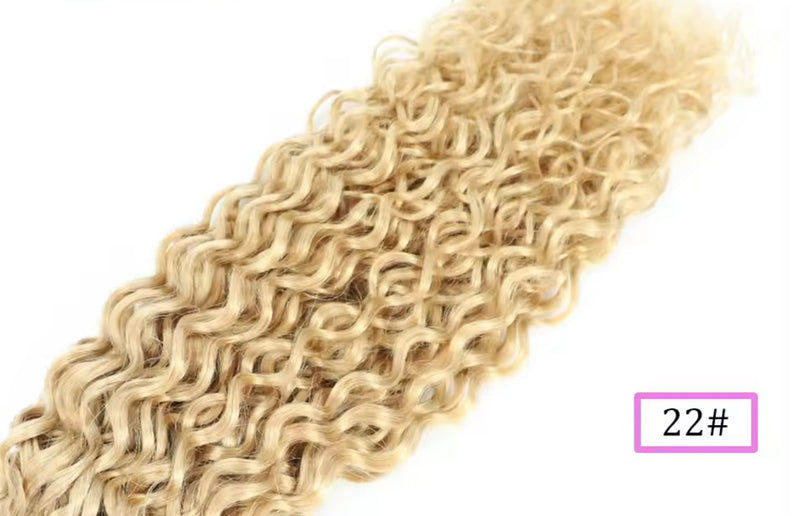 Extensiones de cortina naturales rizadas