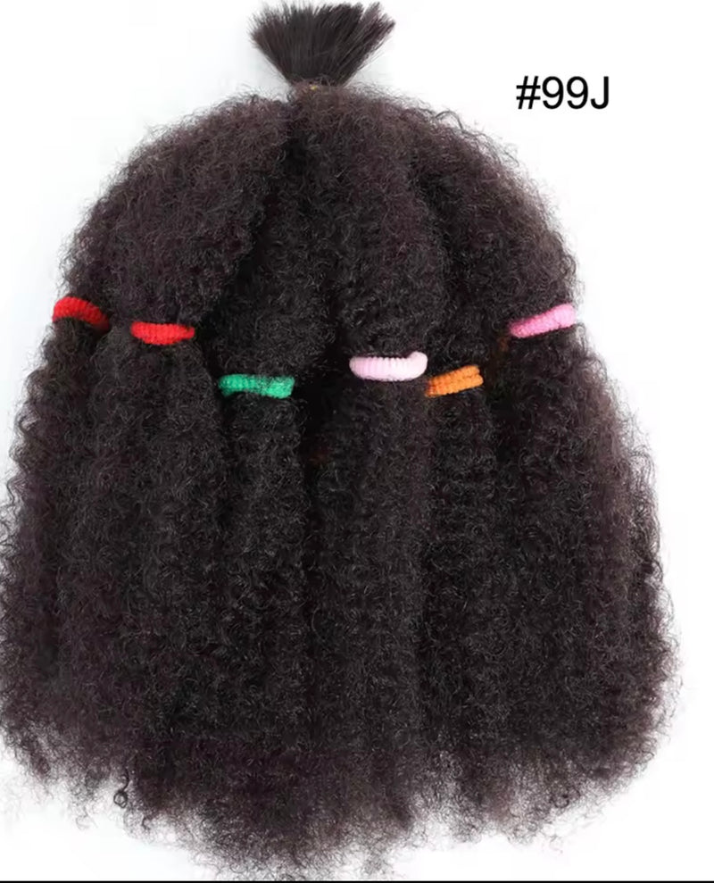 Pelo crochet rizado afro