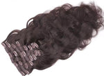 Extensiones de clip onduladas de pelo natural