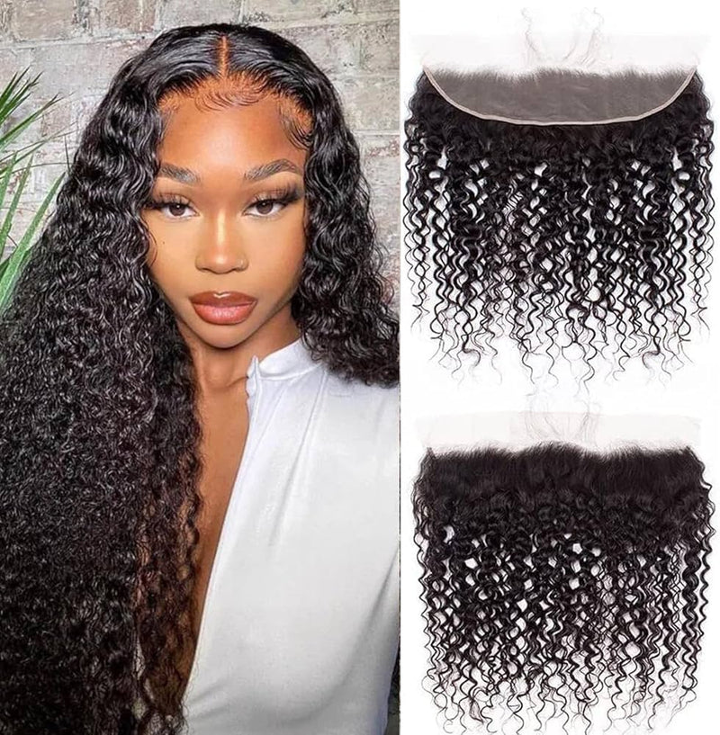 Closure/frontal HD real invisible natural rizada