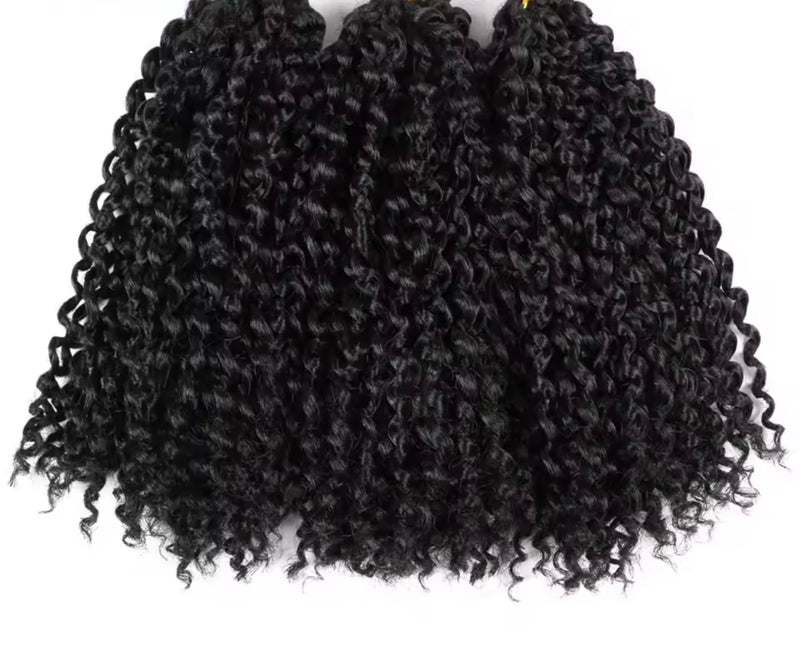 Pelo crochet corto afro rizado