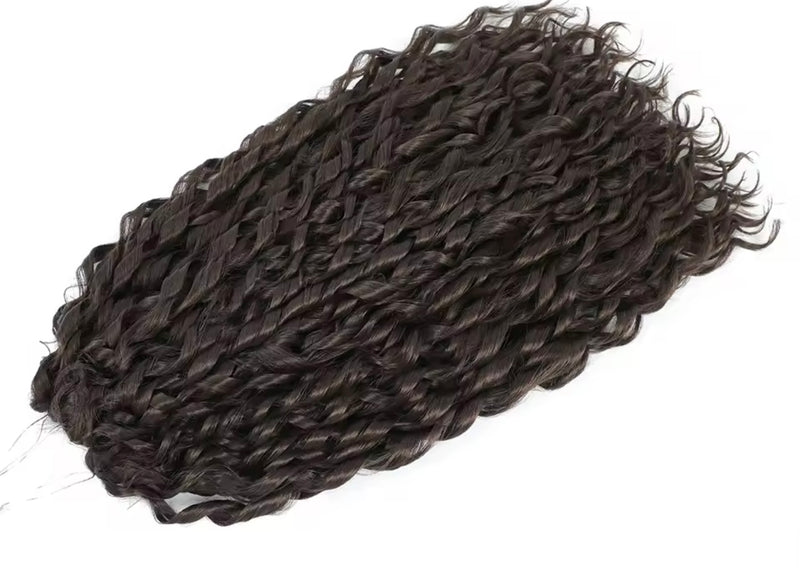 Pelo rizado de crochet