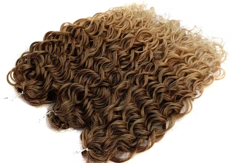 Pelo rizado de crochet
