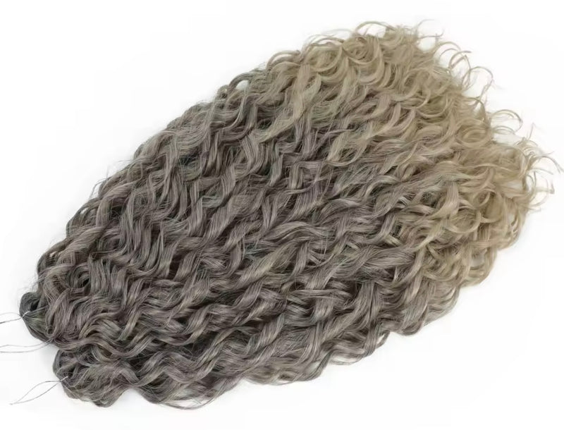 Pelo rizado de crochet