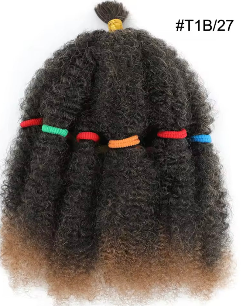 Pelo crochet rizado afro