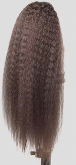 Coleta de pelo natural afro lisa
