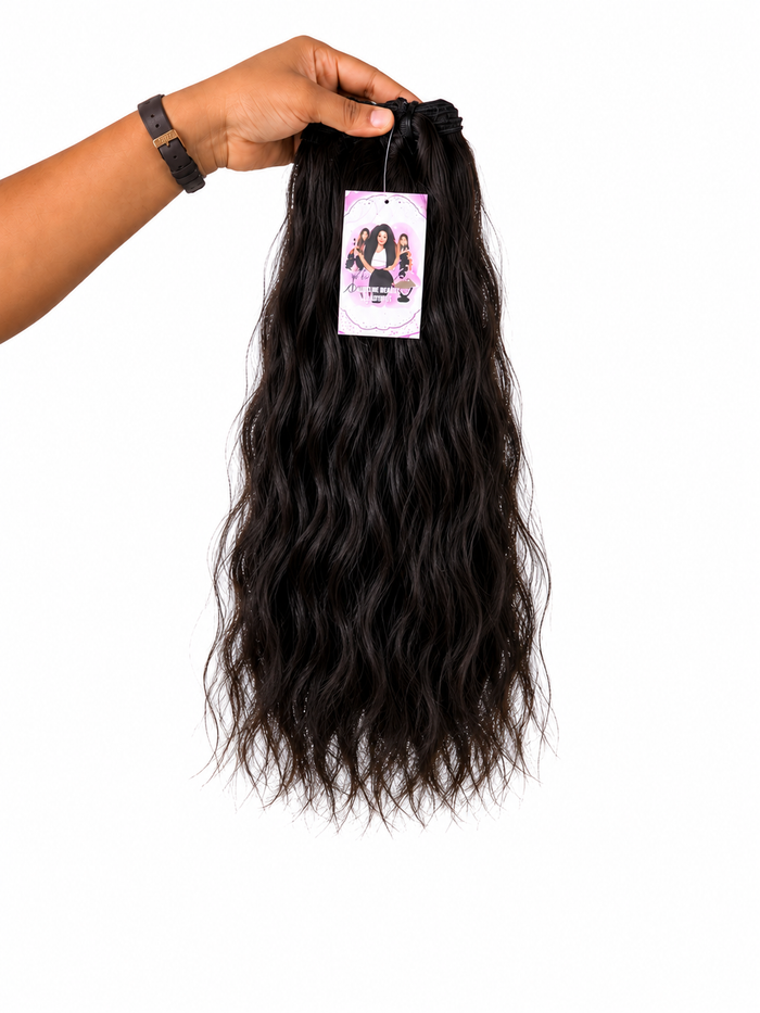 Extensiones de pelo humano 100% virgen sin procesar de origen vietnamita 20”/50cm negro natural 200gramos
