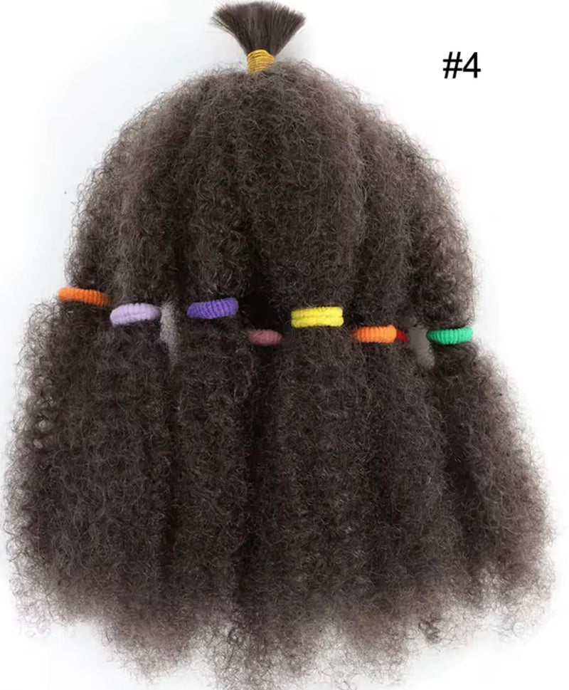 Pelo crochet rizado afro