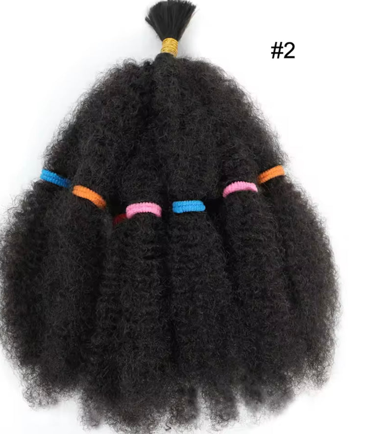 Pelo crochet rizado afro