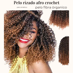 Pelo crochet corto afro rizado