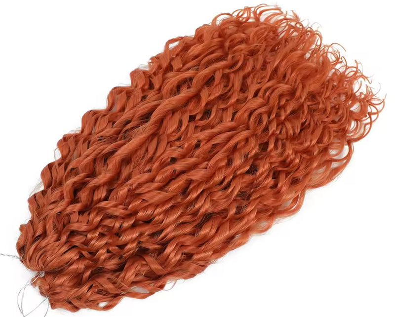 Pelo rizado de crochet