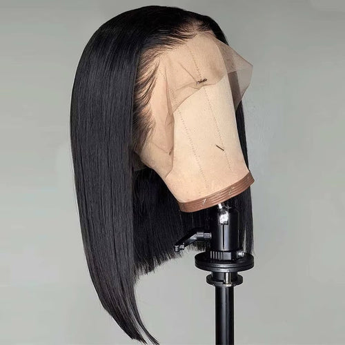 Peluca natural corta lisa bob