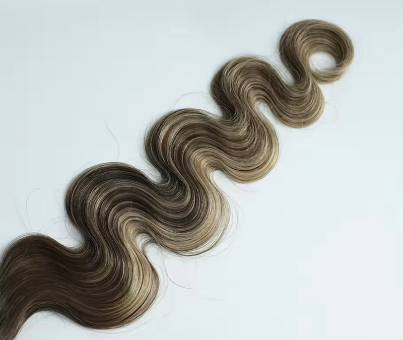 Extensiones de cortina naturales onduladas